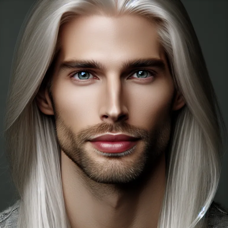Длинные белые волосы у мужчин: Тренд, история и уход
